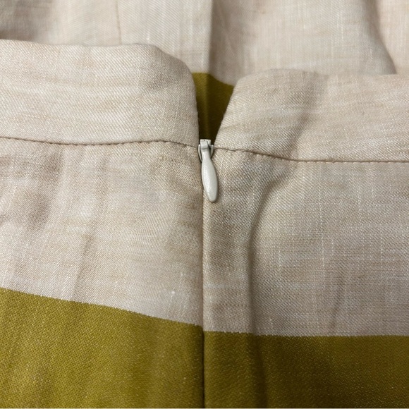 J. CREW Tulum Linen Rugby Stripe Skirt - Picture 6 of 9